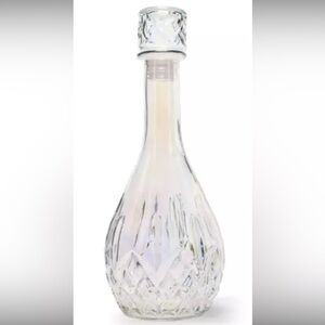 Opal Iridescent Crystal Martini Glasses & Decanter 3-Piece Set  Glassware